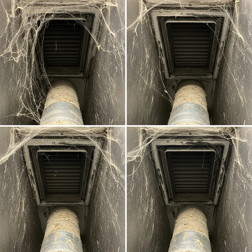 Air Duct Cleaning Before and After